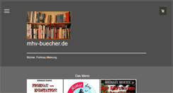 Desktop Screenshot of mhv-buecher.de