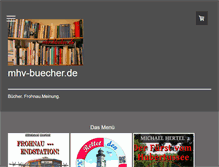 Tablet Screenshot of mhv-buecher.de